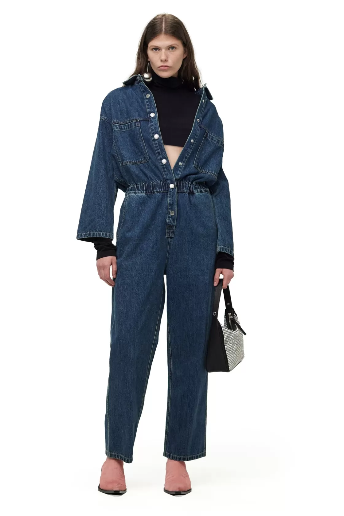 Women Simon Miller Denim | Denim Penny Jumpsuit