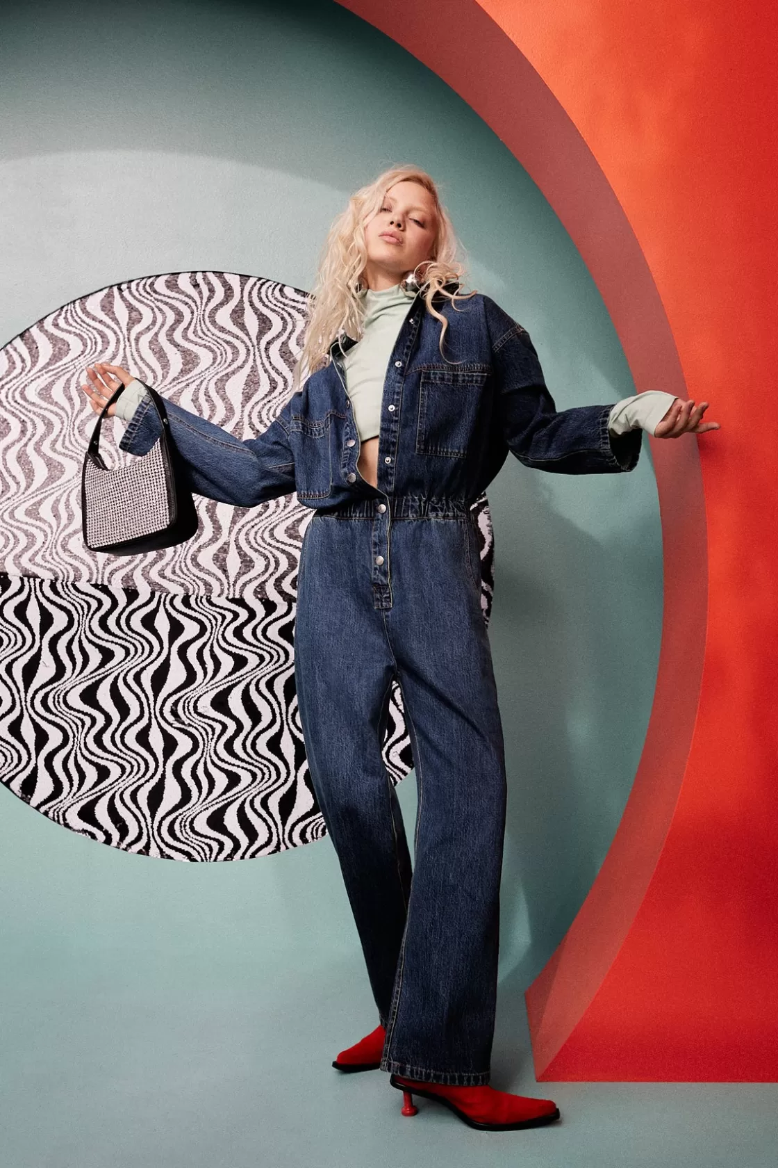 Women Simon Miller Denim | Denim Penny Jumpsuit