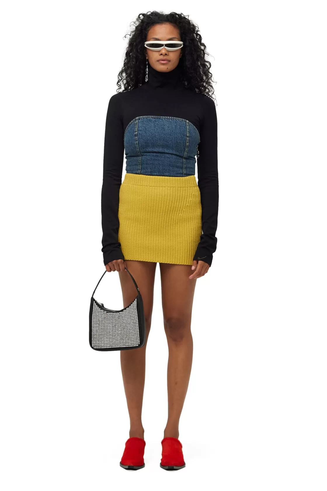 Women Simon Miller Denim | Denim Twister Top