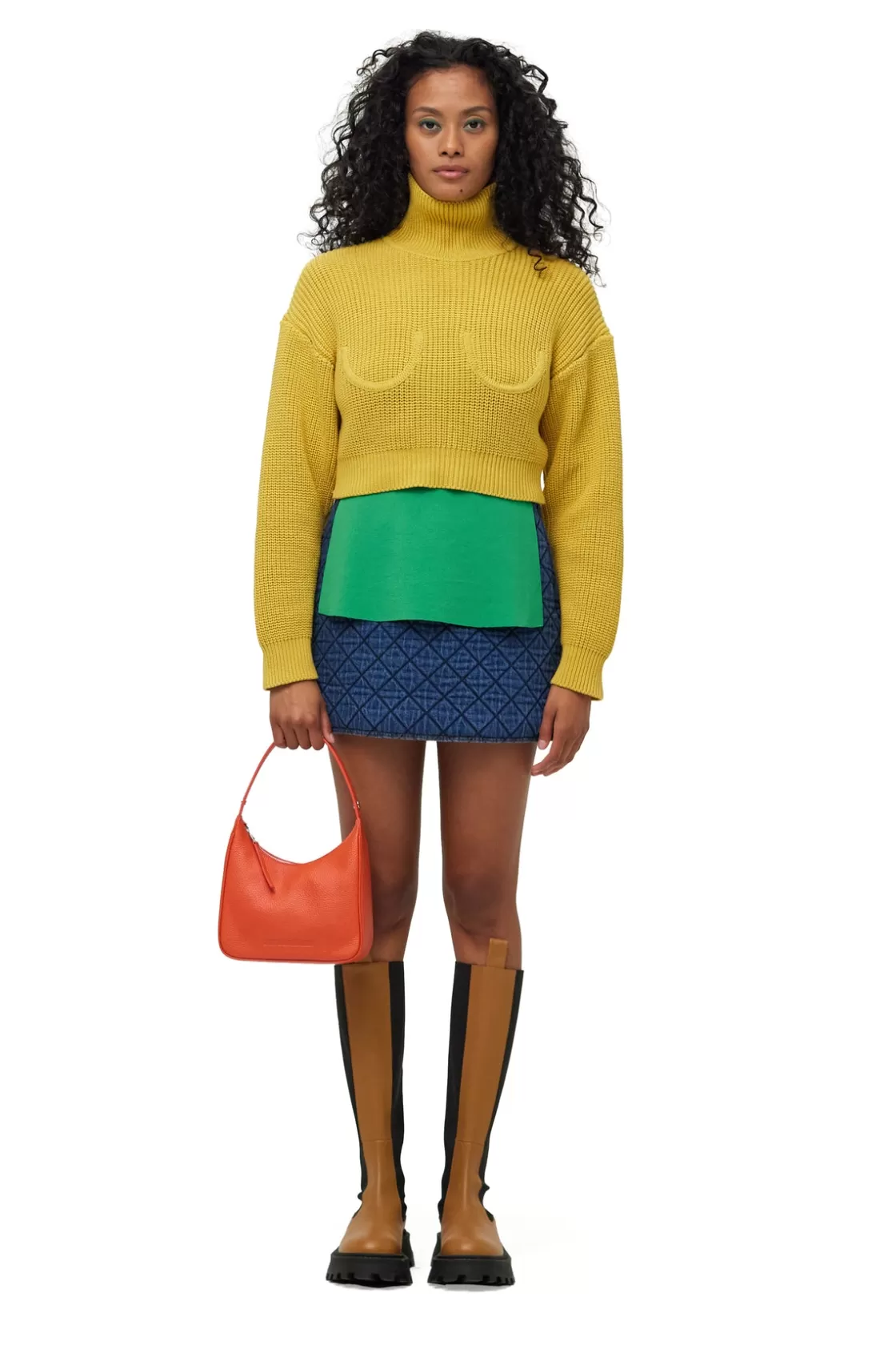 Women Simon Miller Bottoms | Denim Viva Skirt