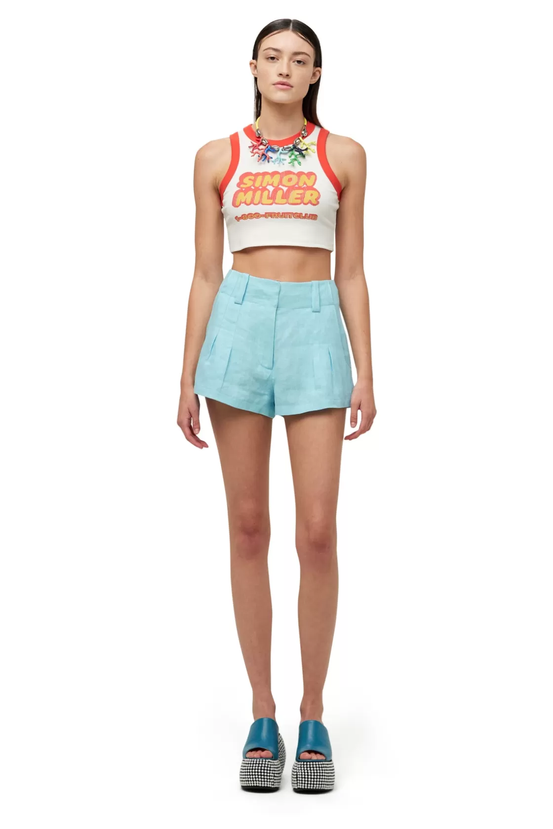 Women Simon Miller Prints | Dibby Crop Top