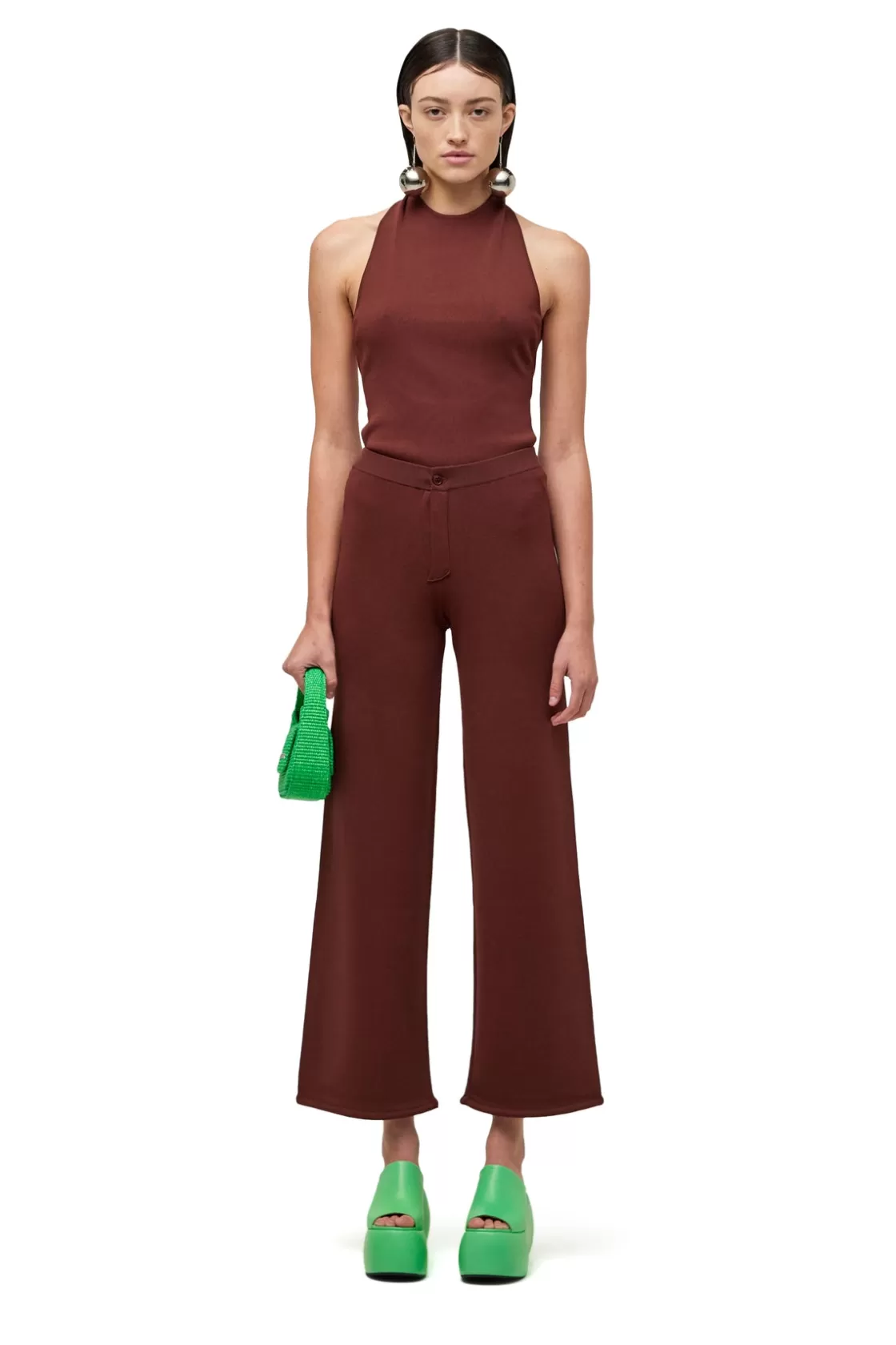 Women Simon Miller Bottoms | Knits By Cropped Jabber Pant