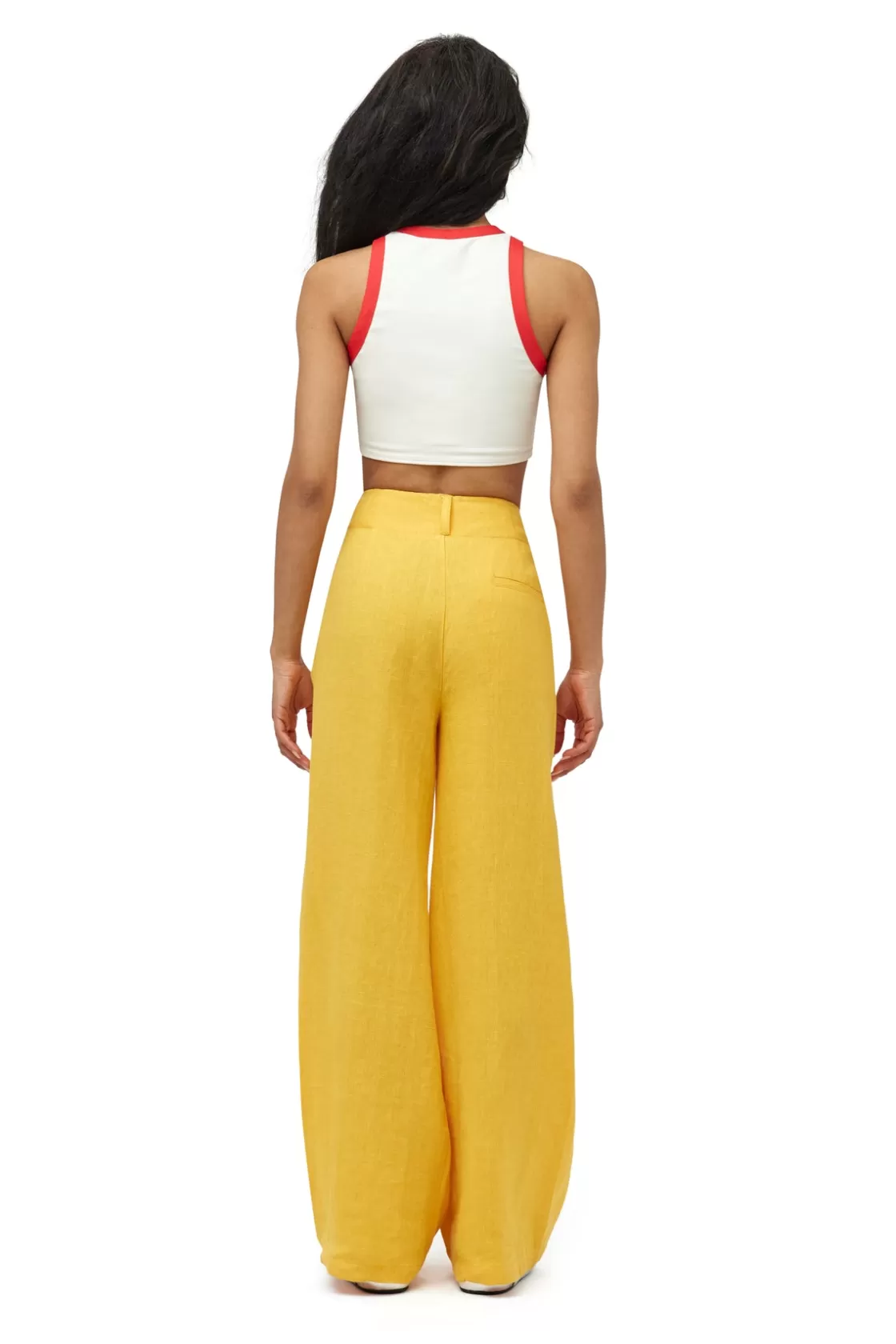 Women Simon Miller Bottoms | Linen Bloo Pant