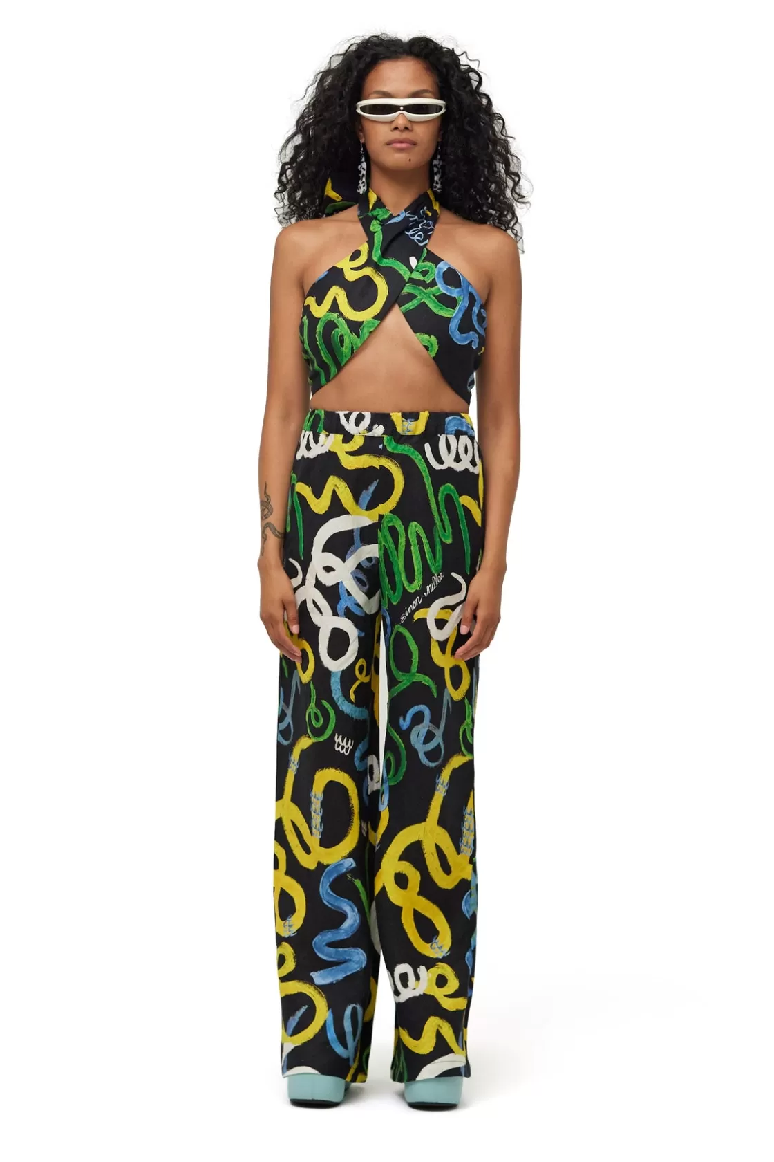 Women Simon Miller Prints | Linen Dotta Top