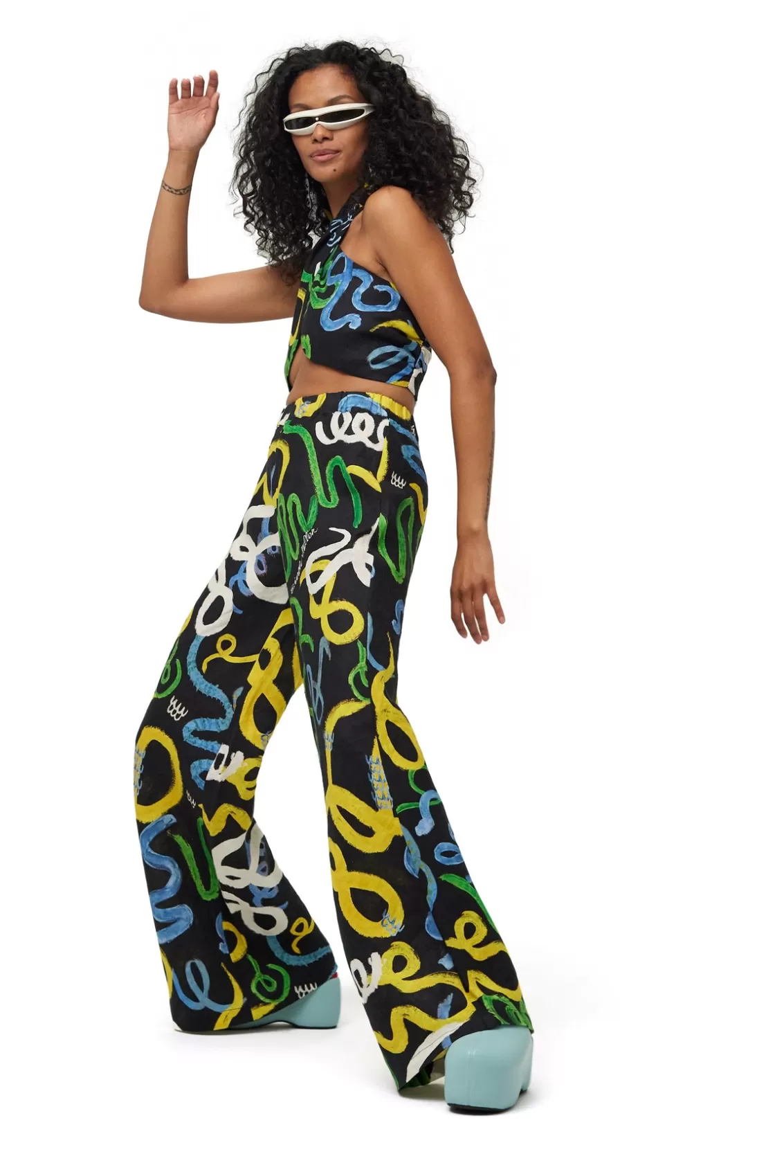 Women Simon Miller Prints | Linen Veda Pant