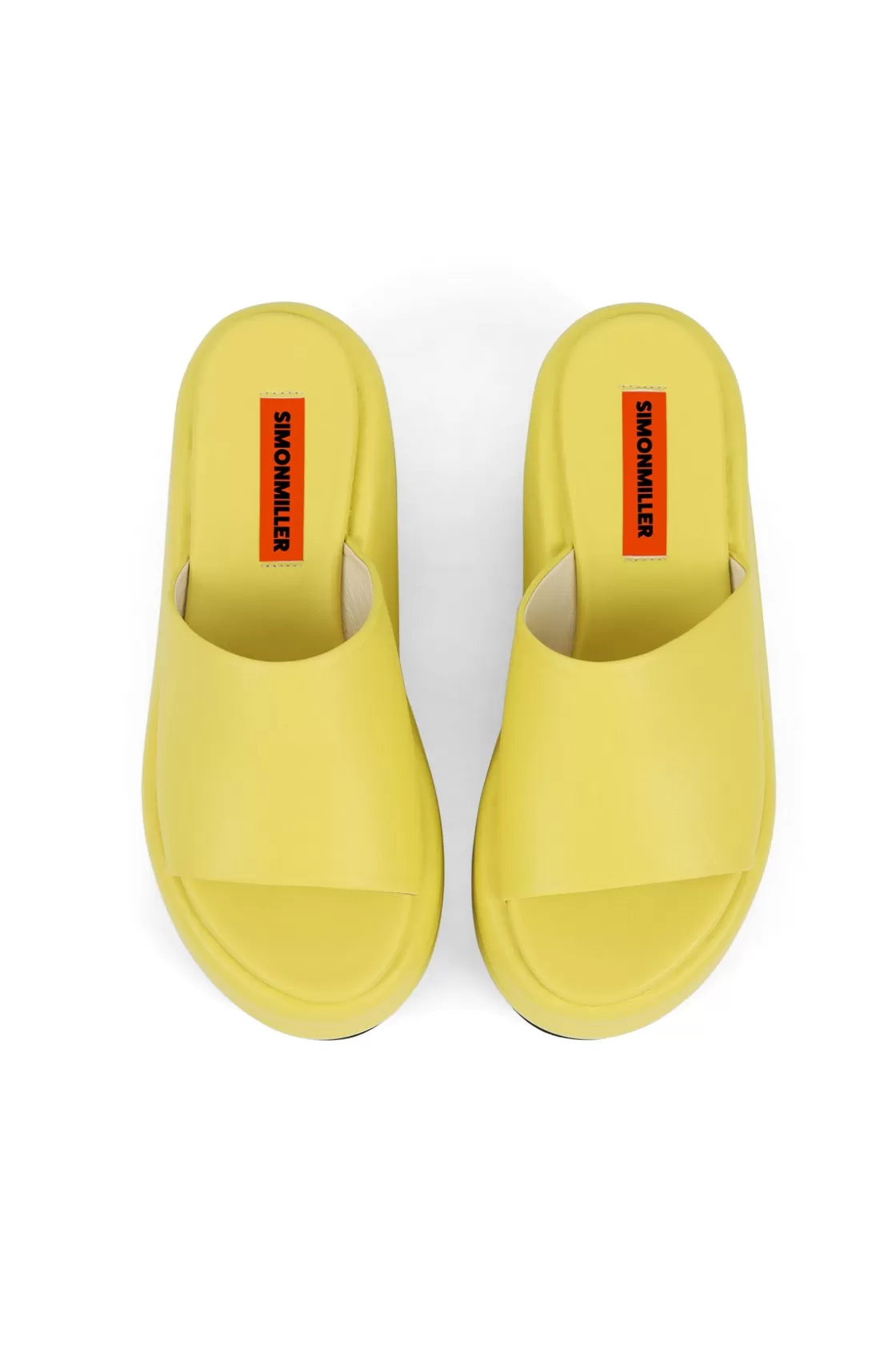 Women Simon Miller Sandals | Puffed Blackout Platform