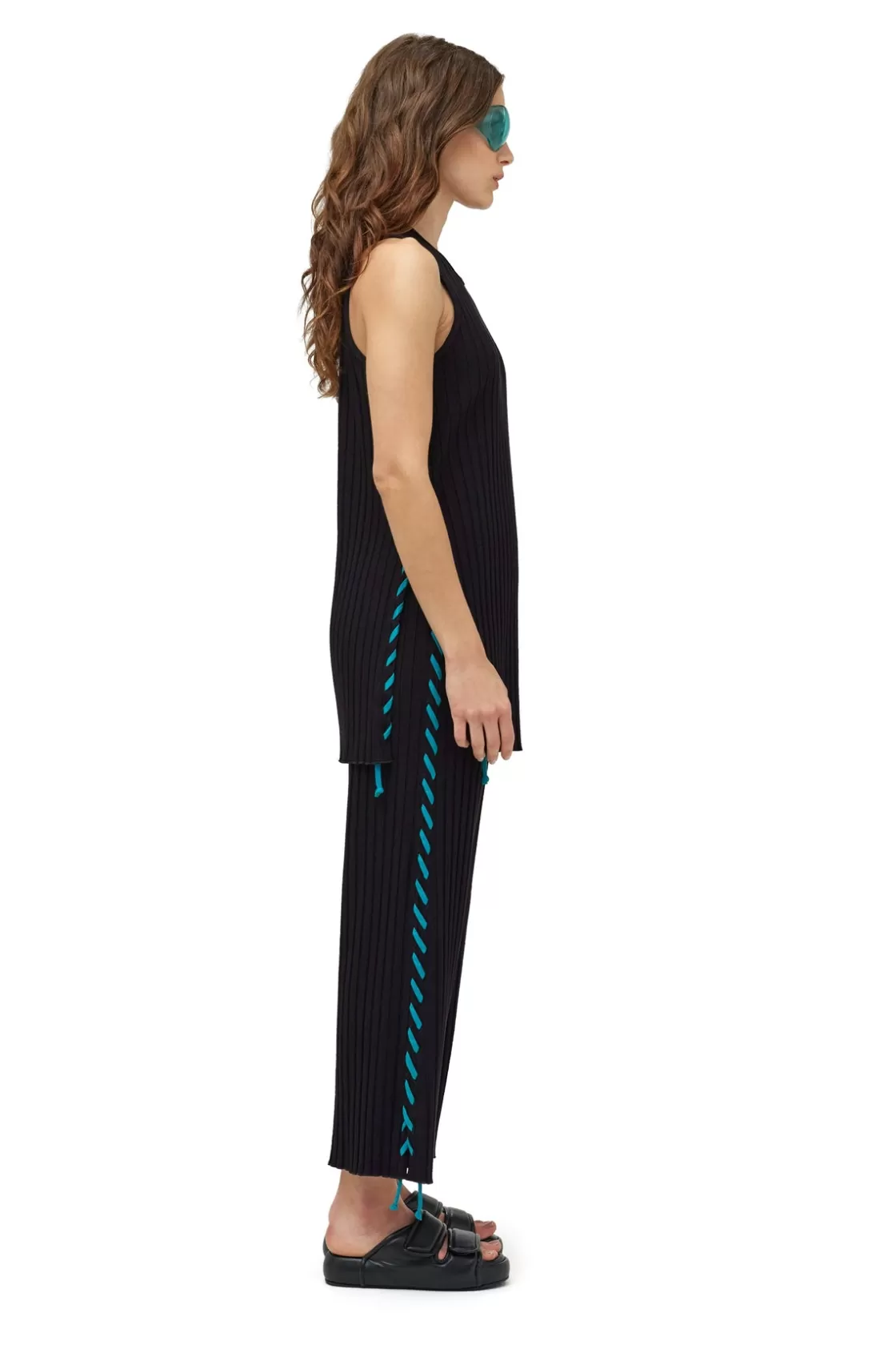 Women Simon Miller Tops | Rib Aukai Tunic With Whip Stitch