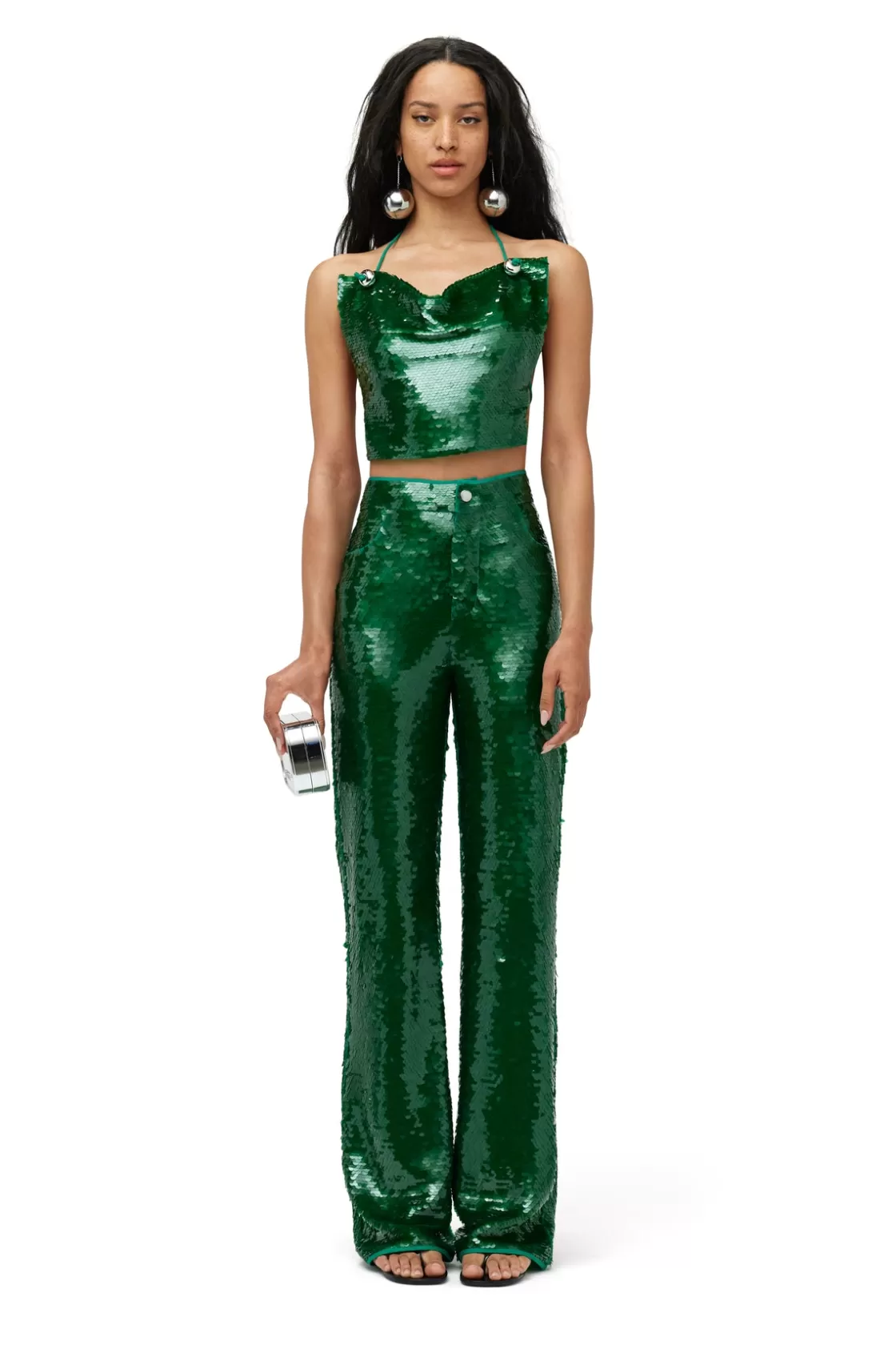 Women Simon Miller Bottoms | Sequin Can Can Pant