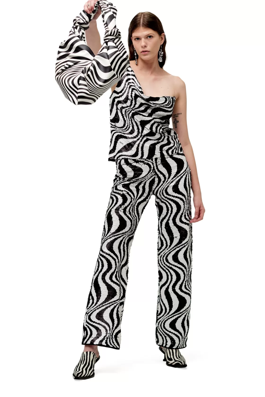 Women Simon Miller Bottoms | Sequin Tic Tic Pant