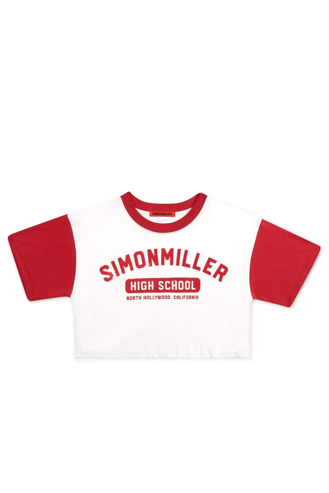 Women Simon Miller Graphics | Sm High Cropped Tee