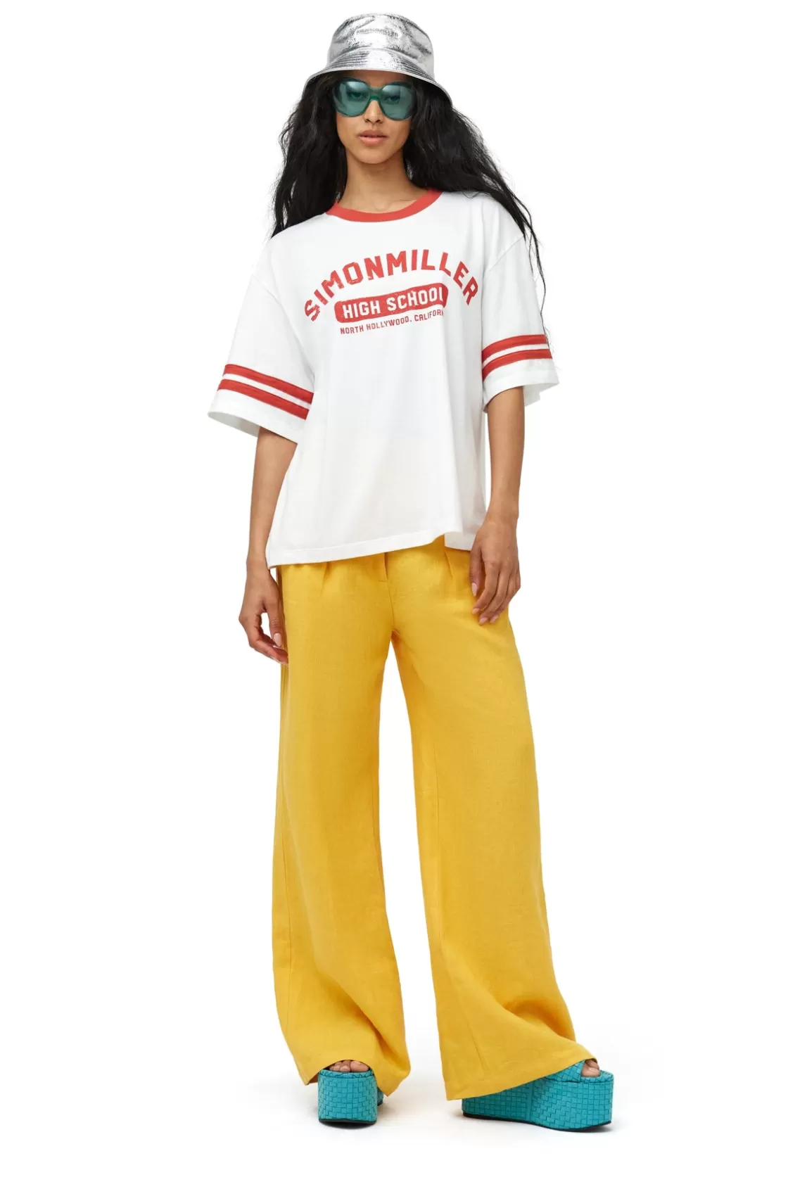 Women Simon Miller Graphics | Sm High Oversized Tee