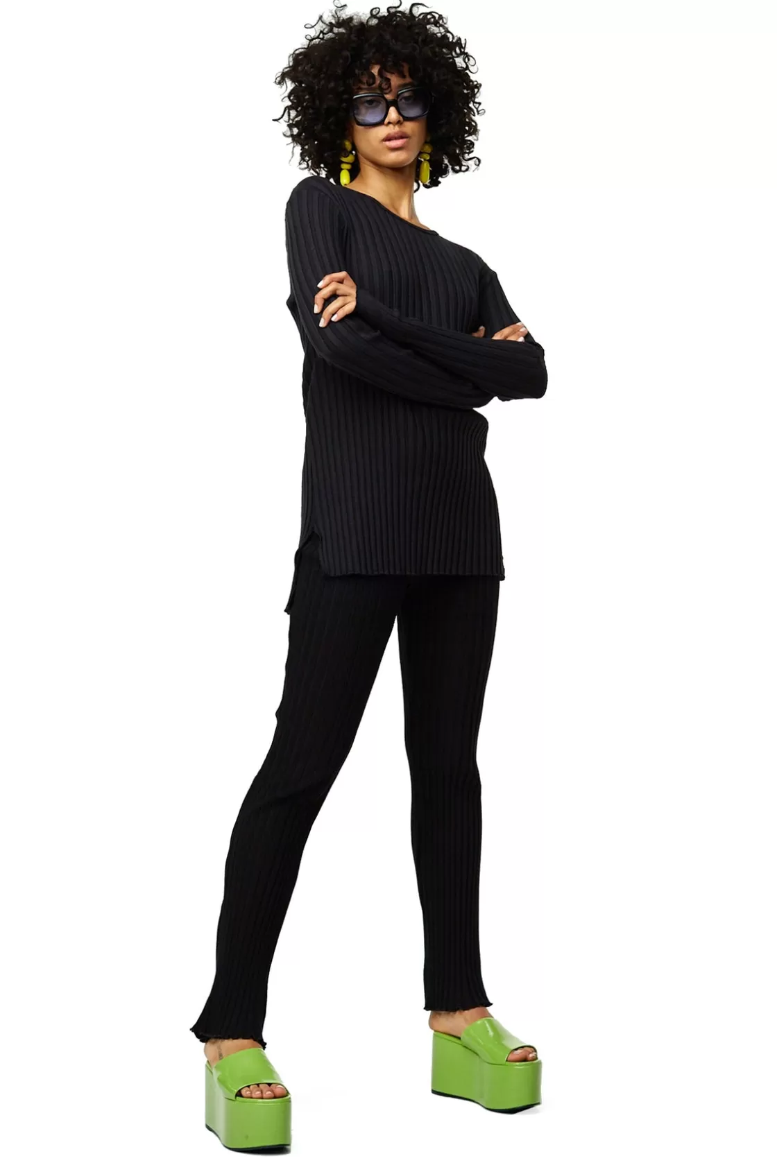 Women Simon Miller Bottoms | Straight Rib Cyrene Pant